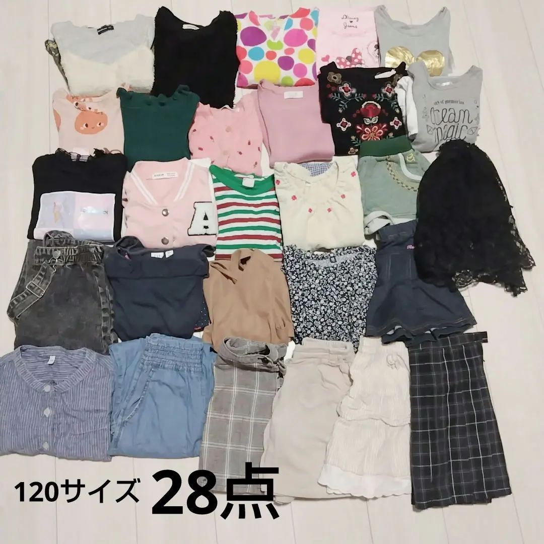 F127 120碼 28件 組合 女孩 童裝 的縮圖