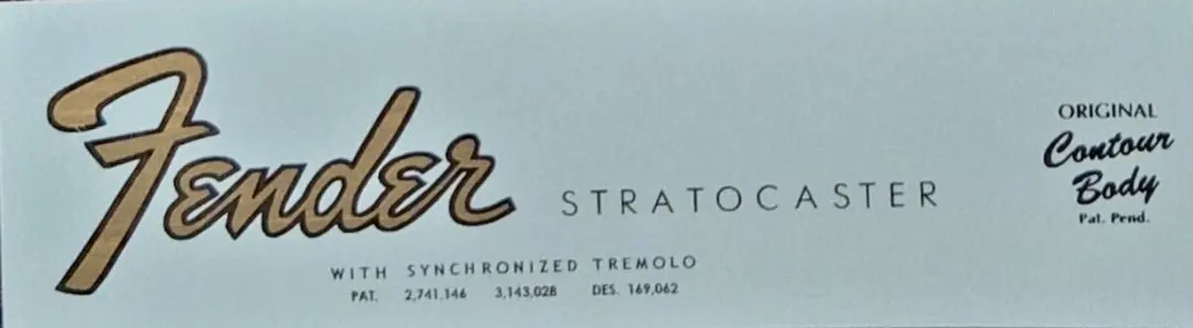 Thumbnail of 66-68 Fender STRATOCASTER Replacement Decal