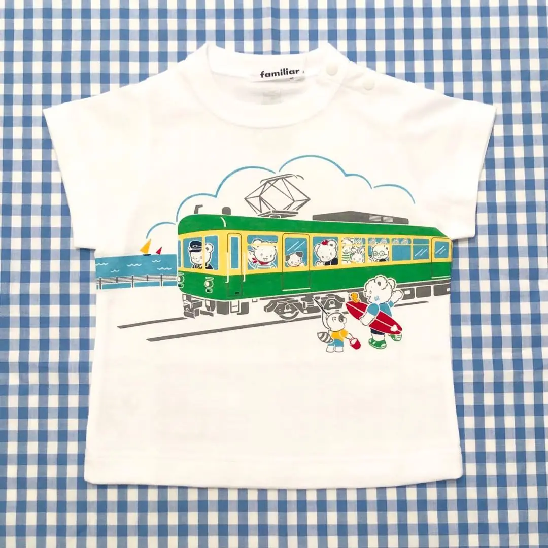 familiar 江ノ電コラボ　Tシャツ　90 110 セット売り 2025年最新】江ノ電 ファミリアの人気アイテム - メルカリ