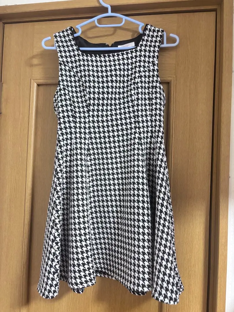 Thumbnail of Evelyn Jumper Skirt Dress Houndstooth Pattern