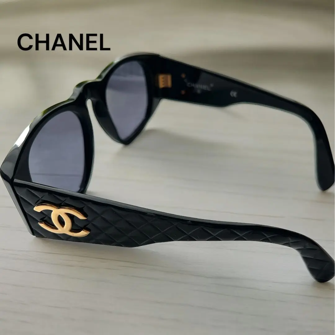 CHANEL(シャネル) サングラス - 01450 94305 黒×ゴールド