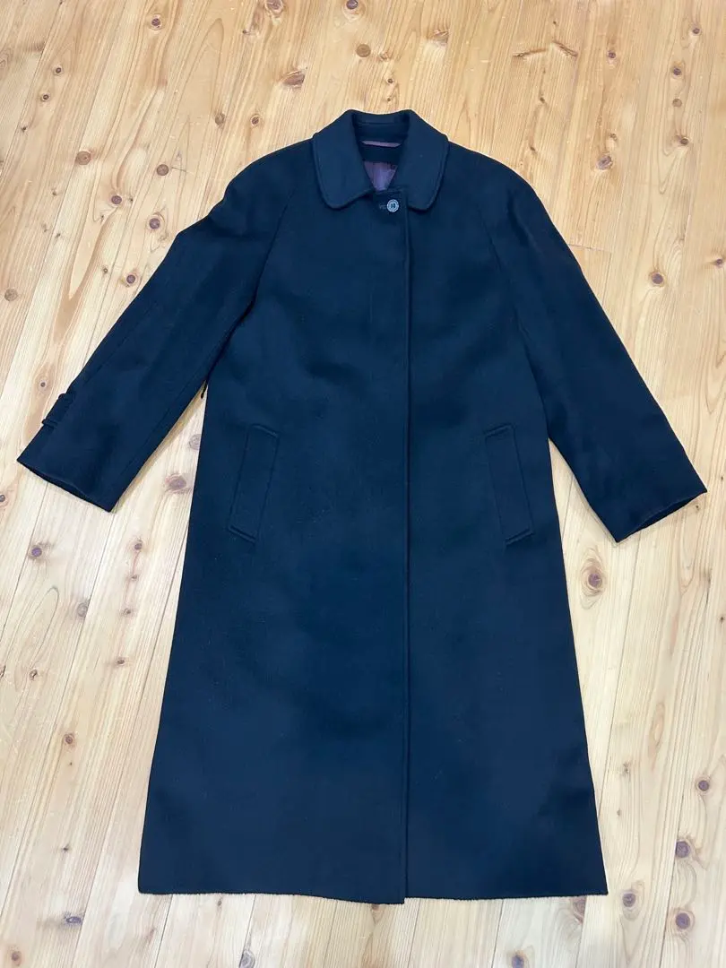 美品✨アクアスキュータム ベルテッドコート カシミヤ100% 黒 L 大きめ 楽天市場】アクアスキュータム コート（素材（生地・毛糸