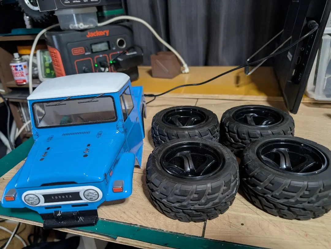 タミヤ　GF01　ランドクルーザー　ボディセット 1/12 電動RC完成セット XB トヨタ ランドクルーザー 40
