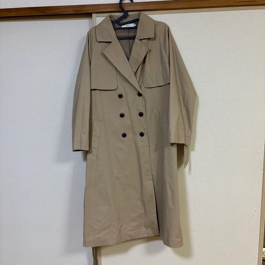 Thumbnail of AZUL BY MOUSSY Beige Trench Coat, Size S