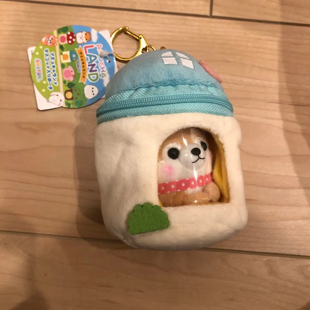 アミュキャランド マスコット入りポーチ　ぽてうさろっぴー　シマエナガ　プライズ ≪1月の新商品≫アミューズプライズーNEW ITEM！☆アミュキャ