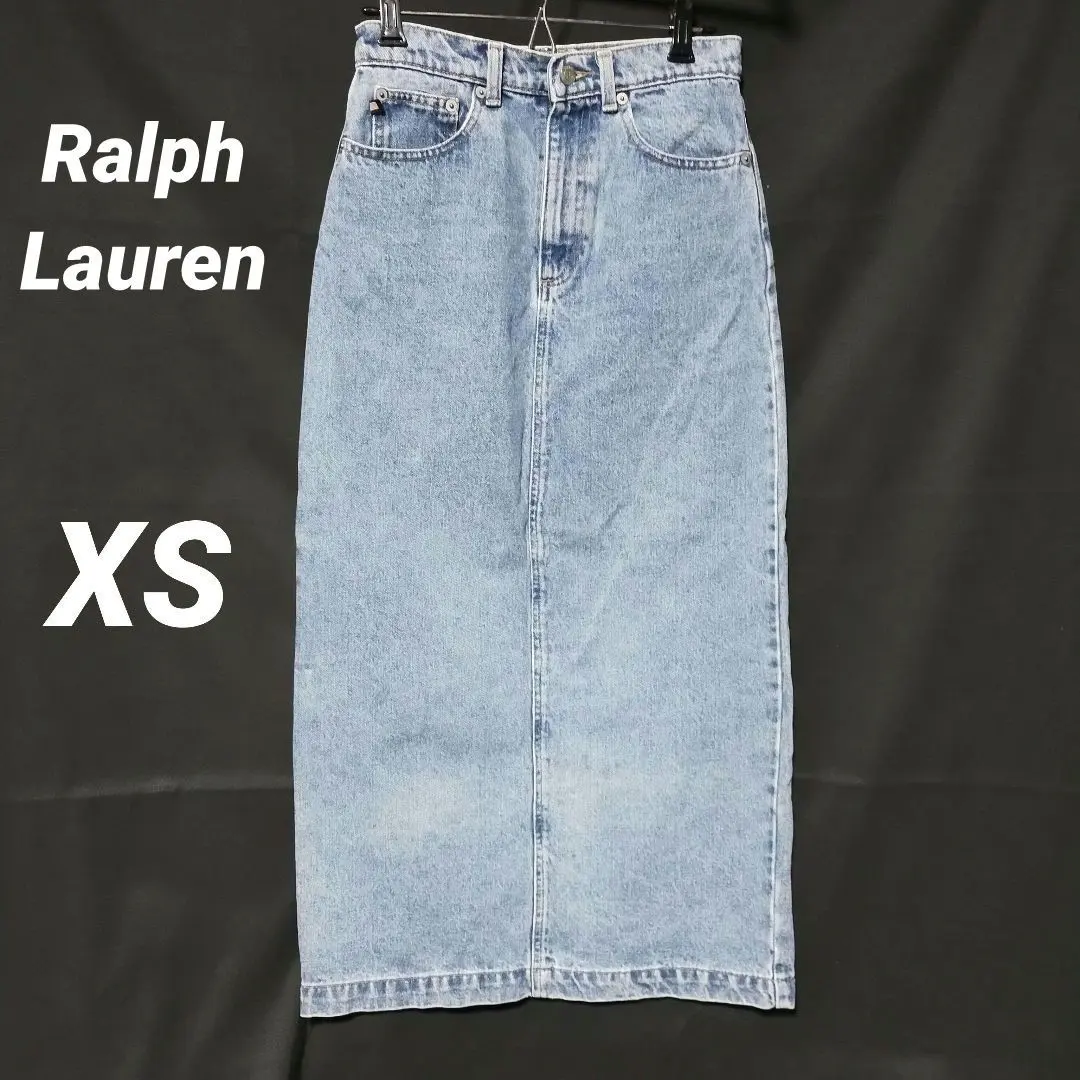 拉夫·勞倫 牛仔長裙 開衩 Ralph Lauren 的縮圖