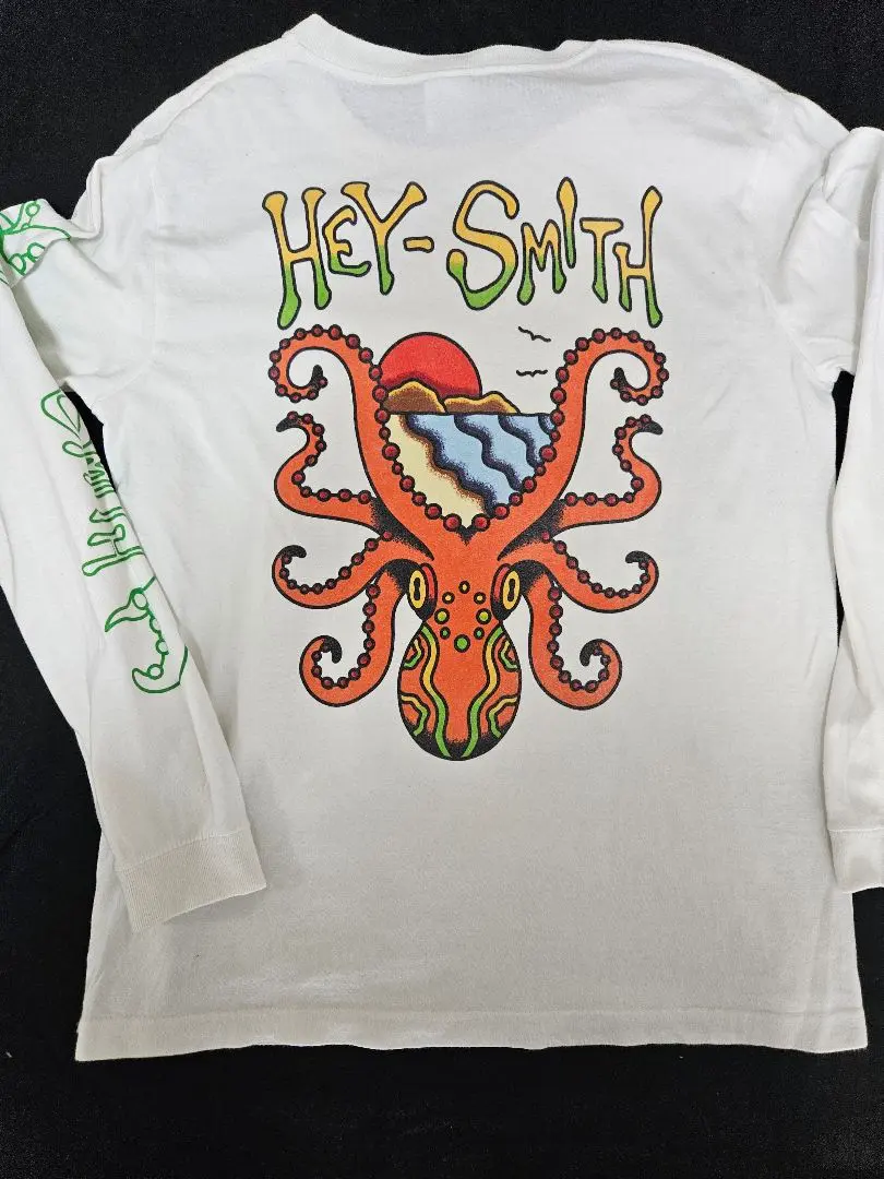 HEY-SMITH メタルロゴ ロンT ヘイスミ いいねのみ❌ HEY-SMITH メタルロゴ ロンT ヘイスミ いいねのみ❌ HEY-SMITH