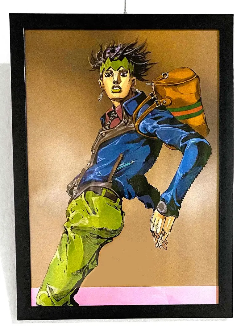 【新品・未使用】ジョジョ展 A1ポスター 岸辺露伴 額付きポスター】JOJO ジョジョの奇妙な冒険 岸辺露伴②(新品