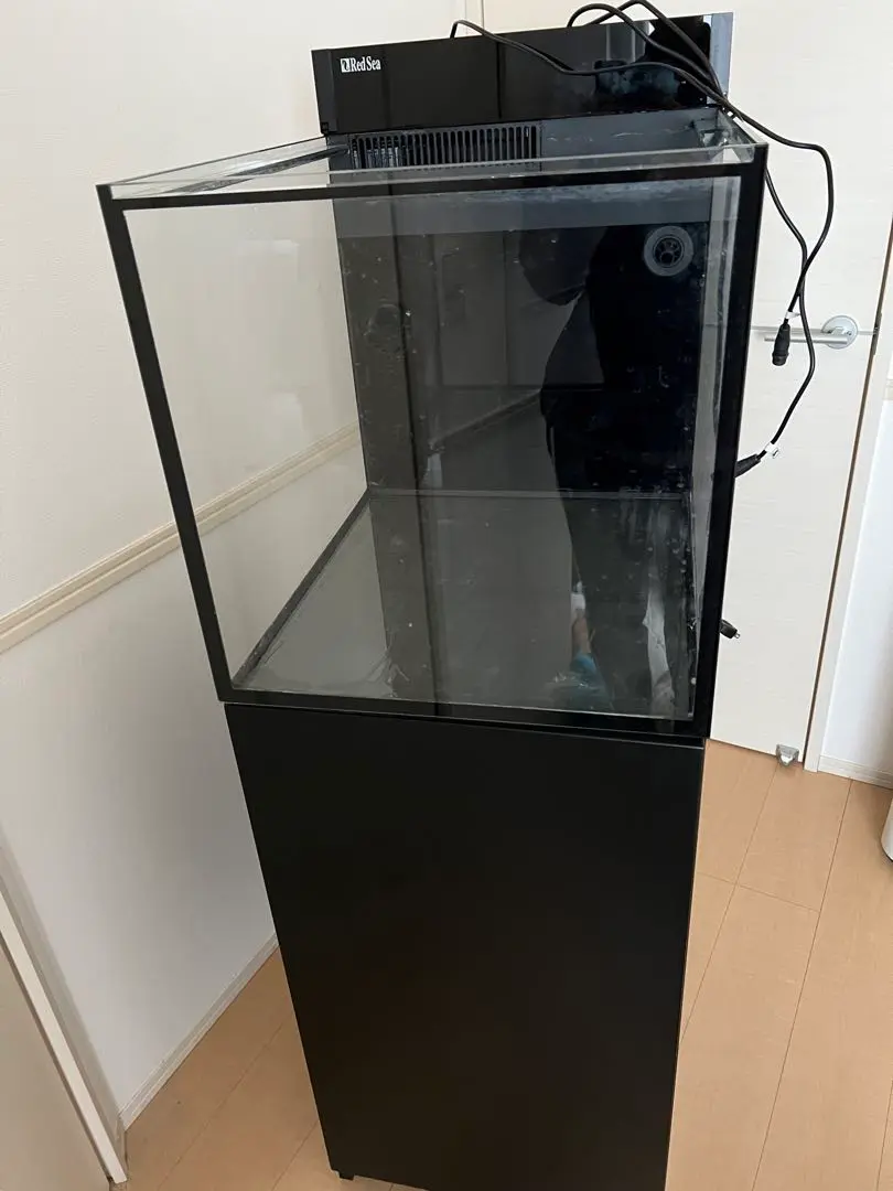 最終値下げ‼️送料込み❕今週まで‼️Redsea maxnano水槽 ReefLED レッドシー MAX NANO CUBE ブラックセット 50hz（東日本専用