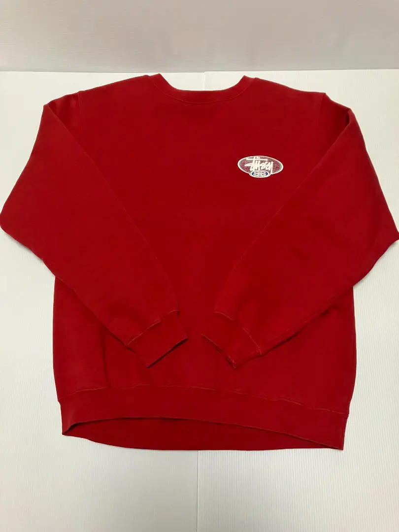 Thumbnail of OLD STUSSY SS Link Double-Sided Print Sweatshirt Trainer Silver Tag