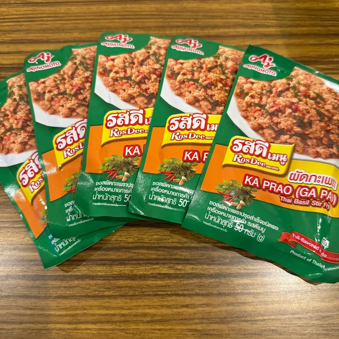 味の素　グリーンカレーの素＆ガパオライスの素＆マンゴスチン石鹸 2025年最新】ガパオ 味の素の人気アイテム - メルカリ