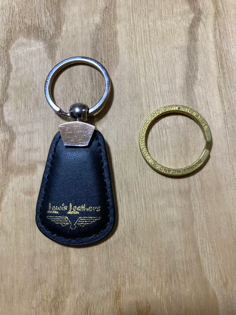 Lewis Leathers キーホルダー 黒　新品　未使用品 LEWIS LEATHERS(ルイスレザース) / キーリング タイプ1 キーホルダー