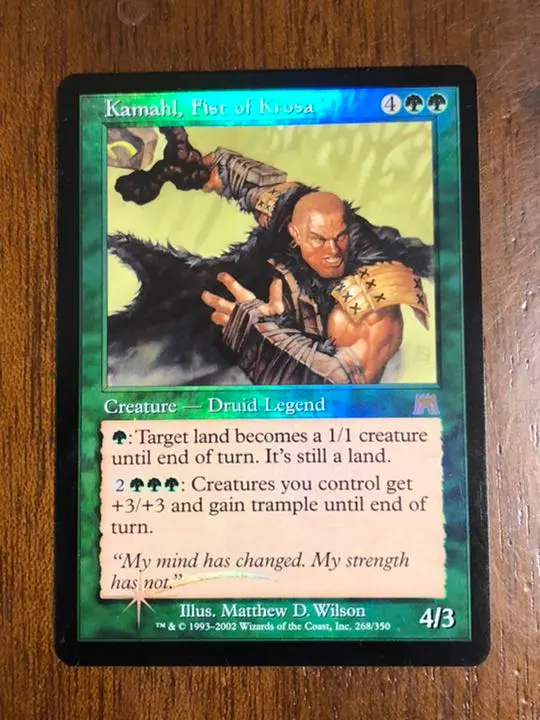 MTG ピットファイター・カマール foil 英語版 オデッセイ 初版 MTG ピットファイター・カマール foil 英語版 オデッセイ 初版