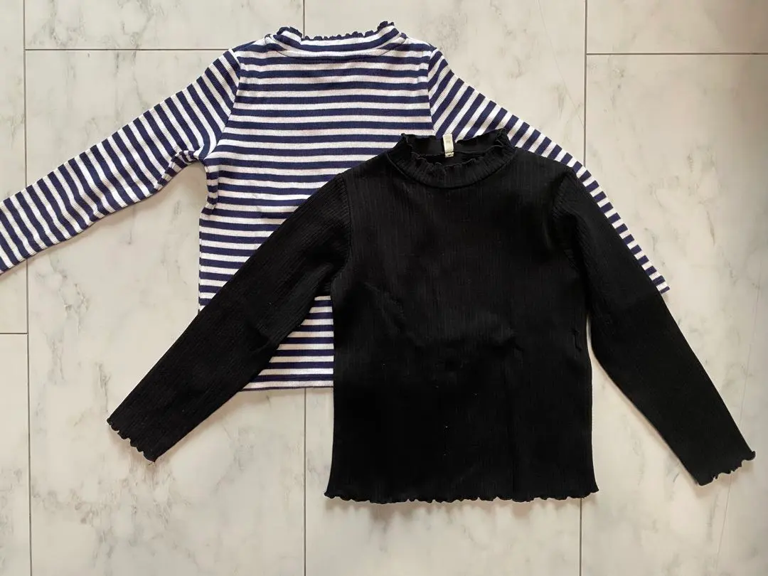 Thumbnail of GU UNIQLO Long Sleeve Cut and Sew High Neck 110