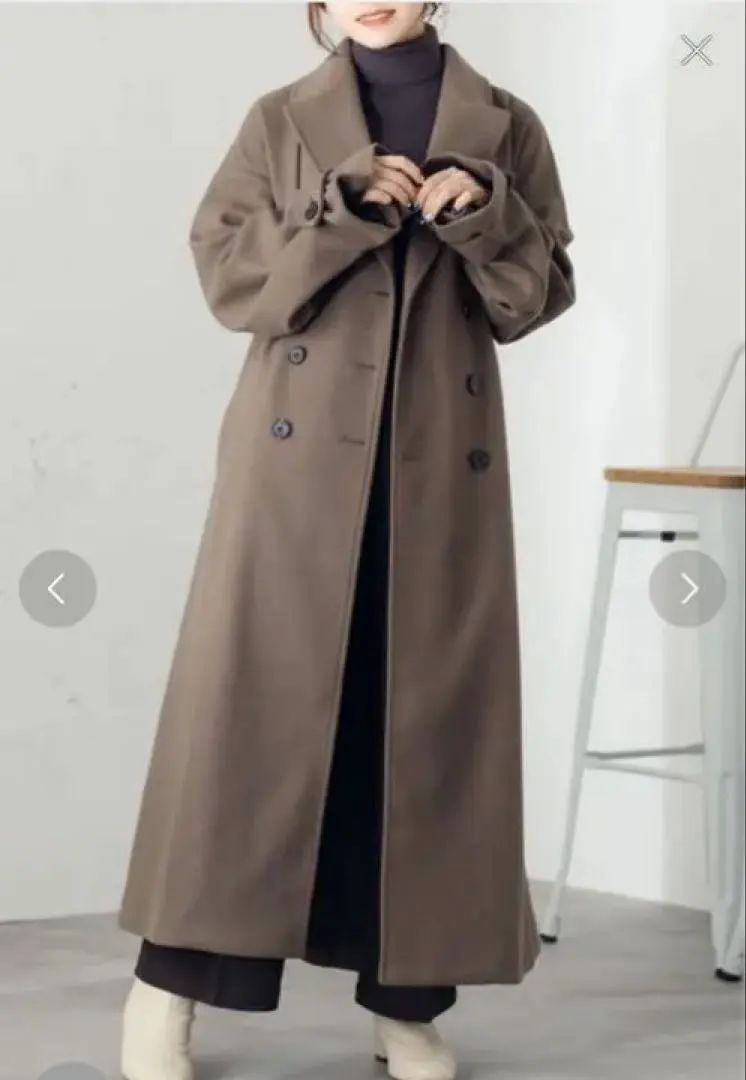 Thumbnail of fupel Double Chester Coat, Size M. Available for immediate purchase. ⭕️