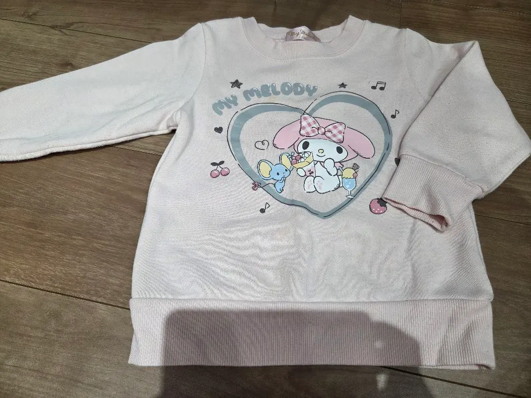Thumbnail of Girls' Fleece-Lined Sanrio My Melody Pink Sweatshirt Size 100