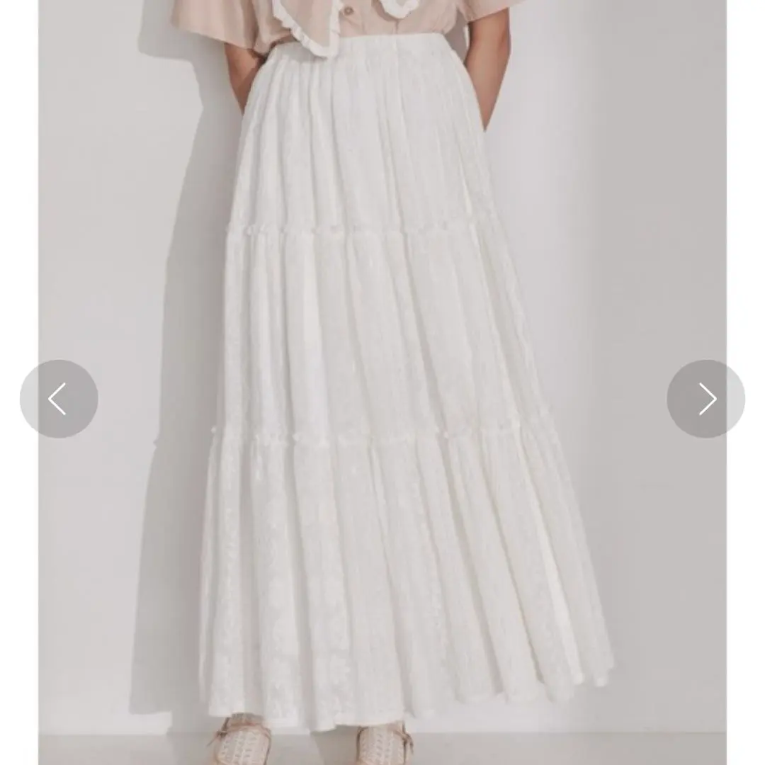 Thumbnail of merry jenny Crochet Lace Tiered Skirt