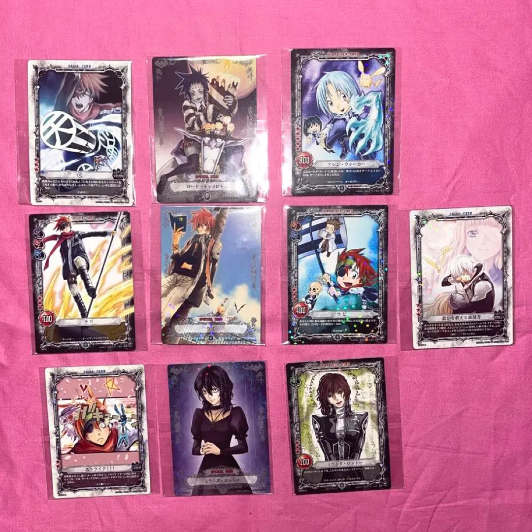 Thumbnail of D.Gray-man cards: Allen, Lavi, Lenalee, Miranda, Lala - 10 cards