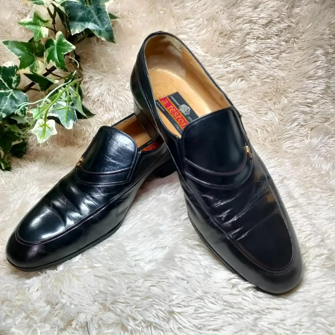 新品未使用 a.testoni ローファー オーストリッチ 2025年最新】a.testoni カラー：ブラック系 ローファーの人気