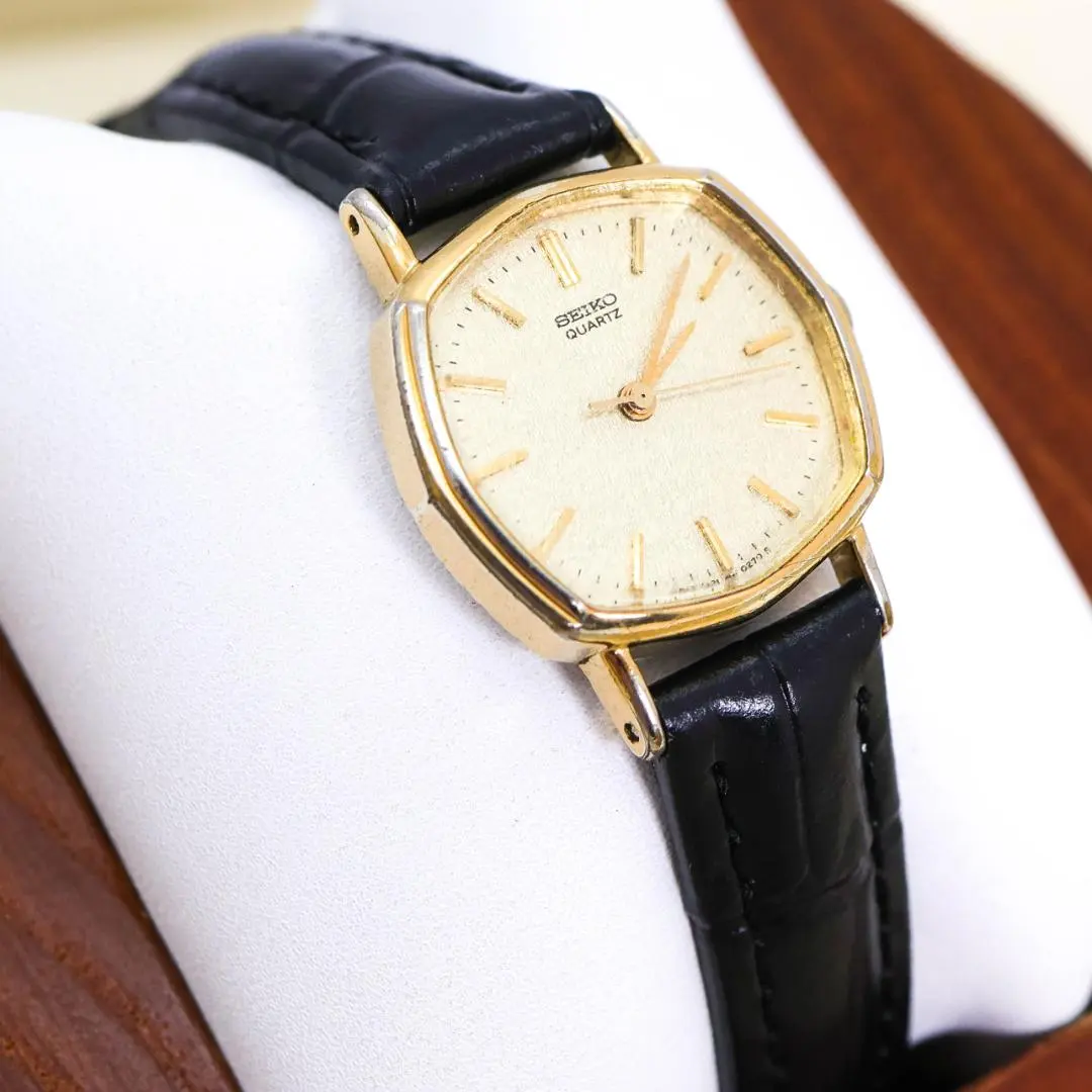 Thumbnail of Working SEIKO Octagon SGP Ladies' Wristwatch with New Leather Band 1896