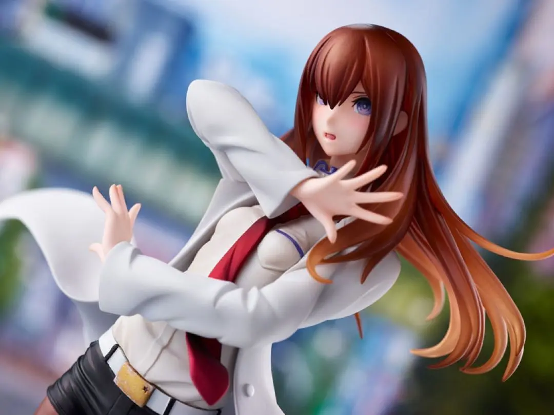 【中古】 美品 シュタインズゲート 牧瀬紅莉栖 wave フィギュア 牧瀬紅莉栖 白衣 シュタインズ・ゲート フィギュア 1/7