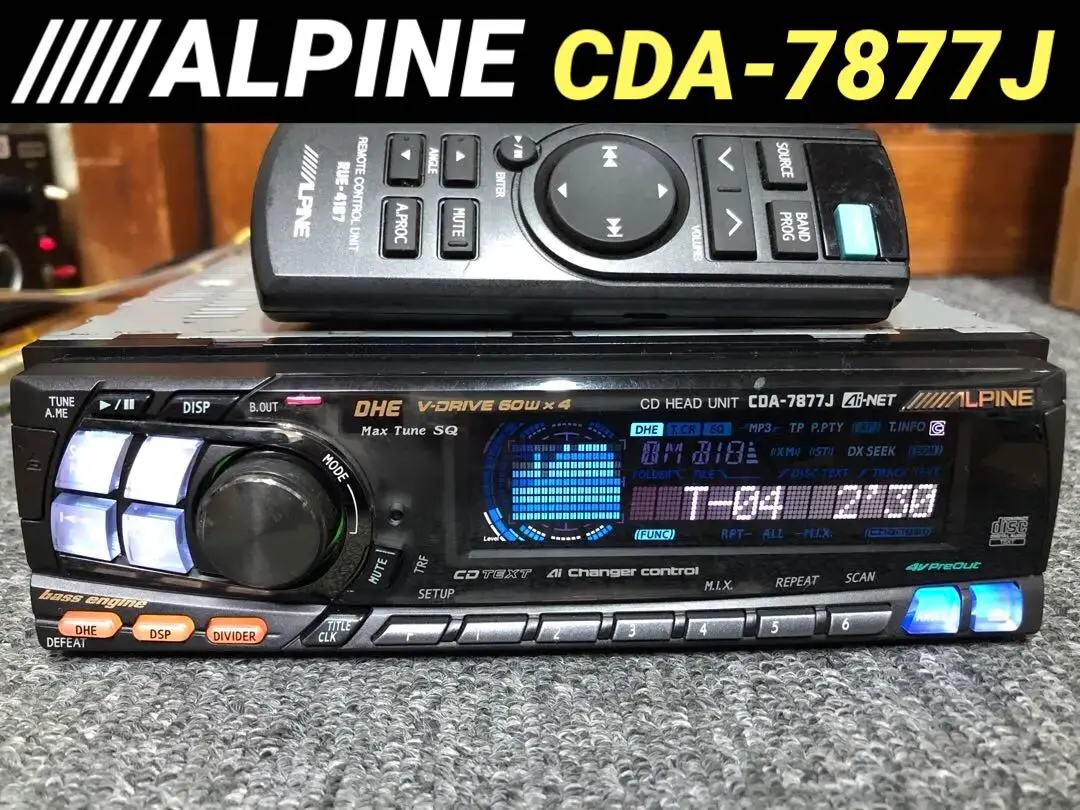 送料無料 いつまで 2025年最新】ALPINE CDA-7877Jの人気アイテム - メルカリ カーオーディオ