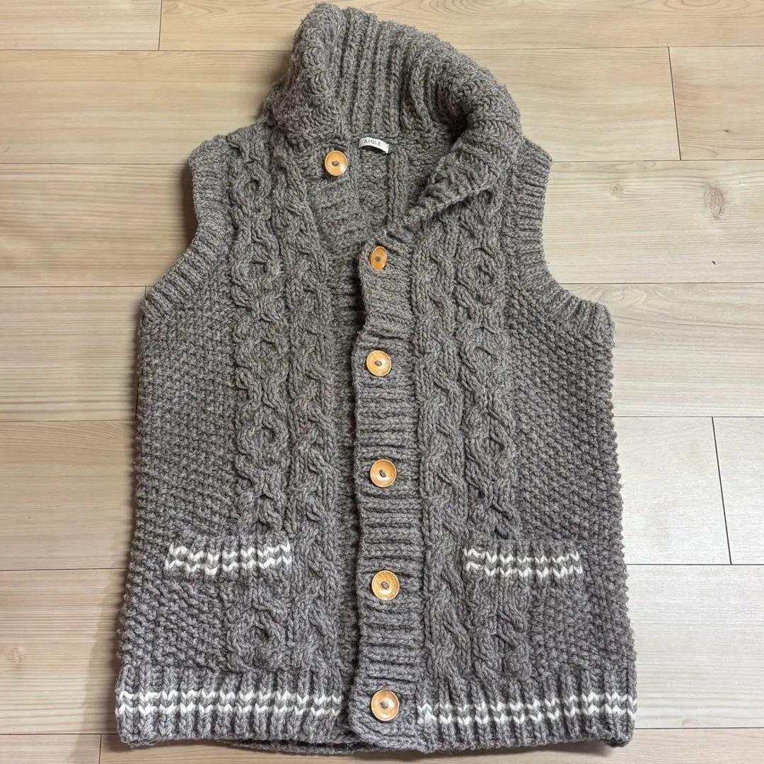 Thumbnail of AIGLE Men's Knit Sweater, 100% Wool