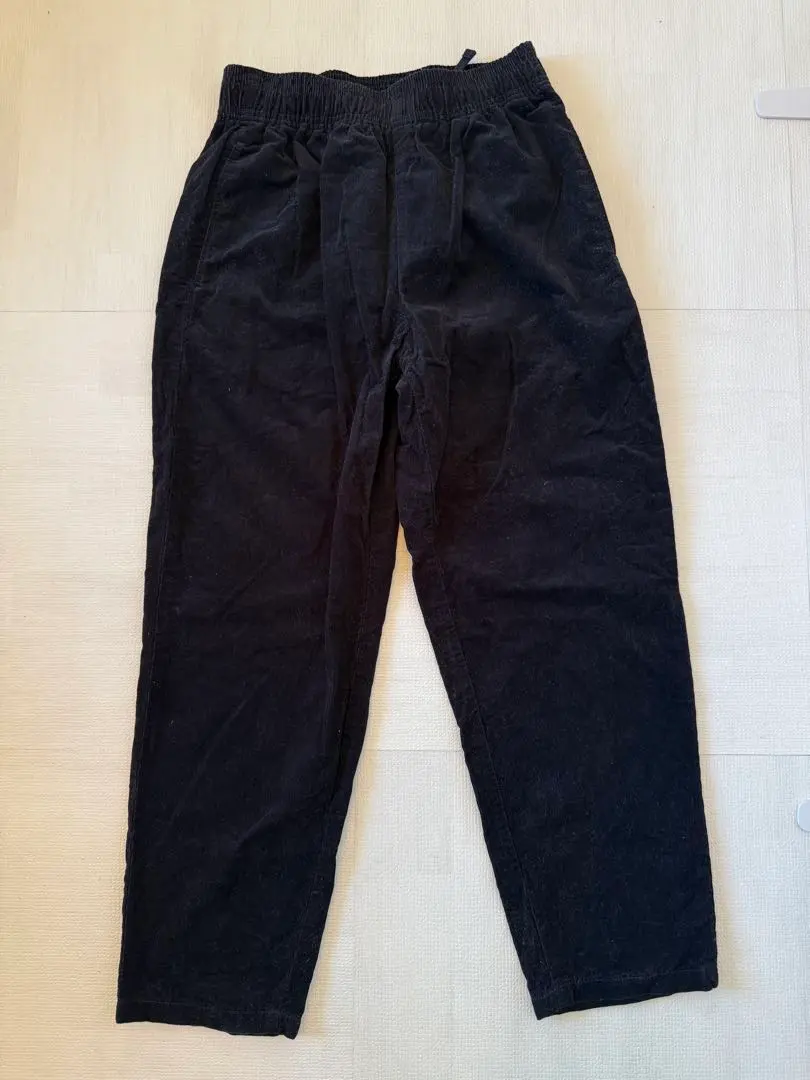 Thumbnail of GU Black Corduroy Pants M