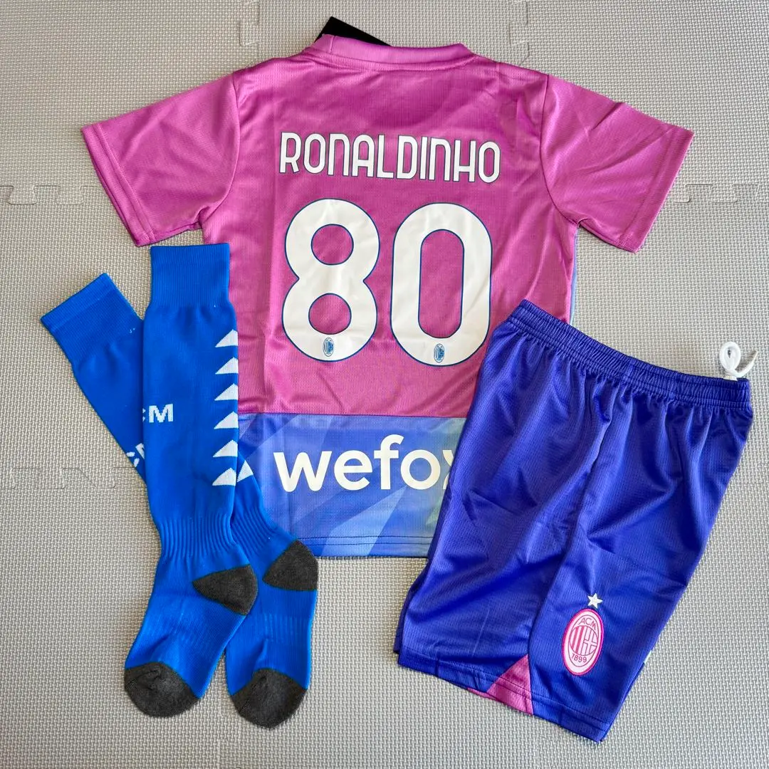 新品 未使用 ACMILAN ミラン ユニフォーム ロナウジーニョ 希少