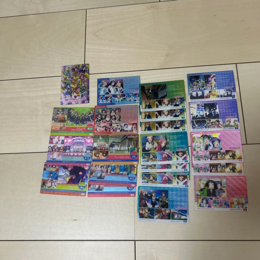 Thumbnail of Love Live! wafer cards, music cards, story cards, poster cards