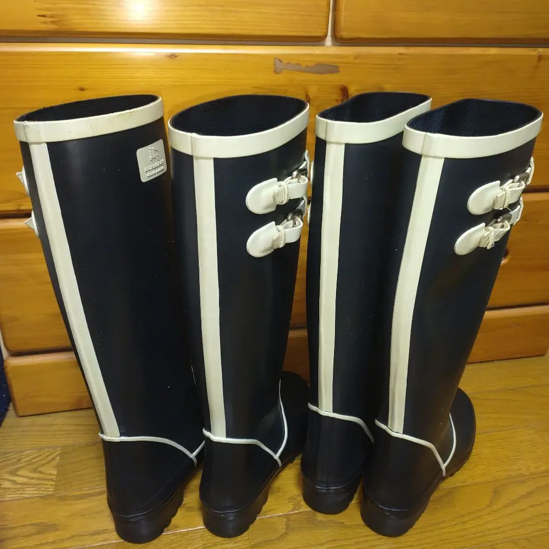 Burberry チェック柄長靴 UK 5