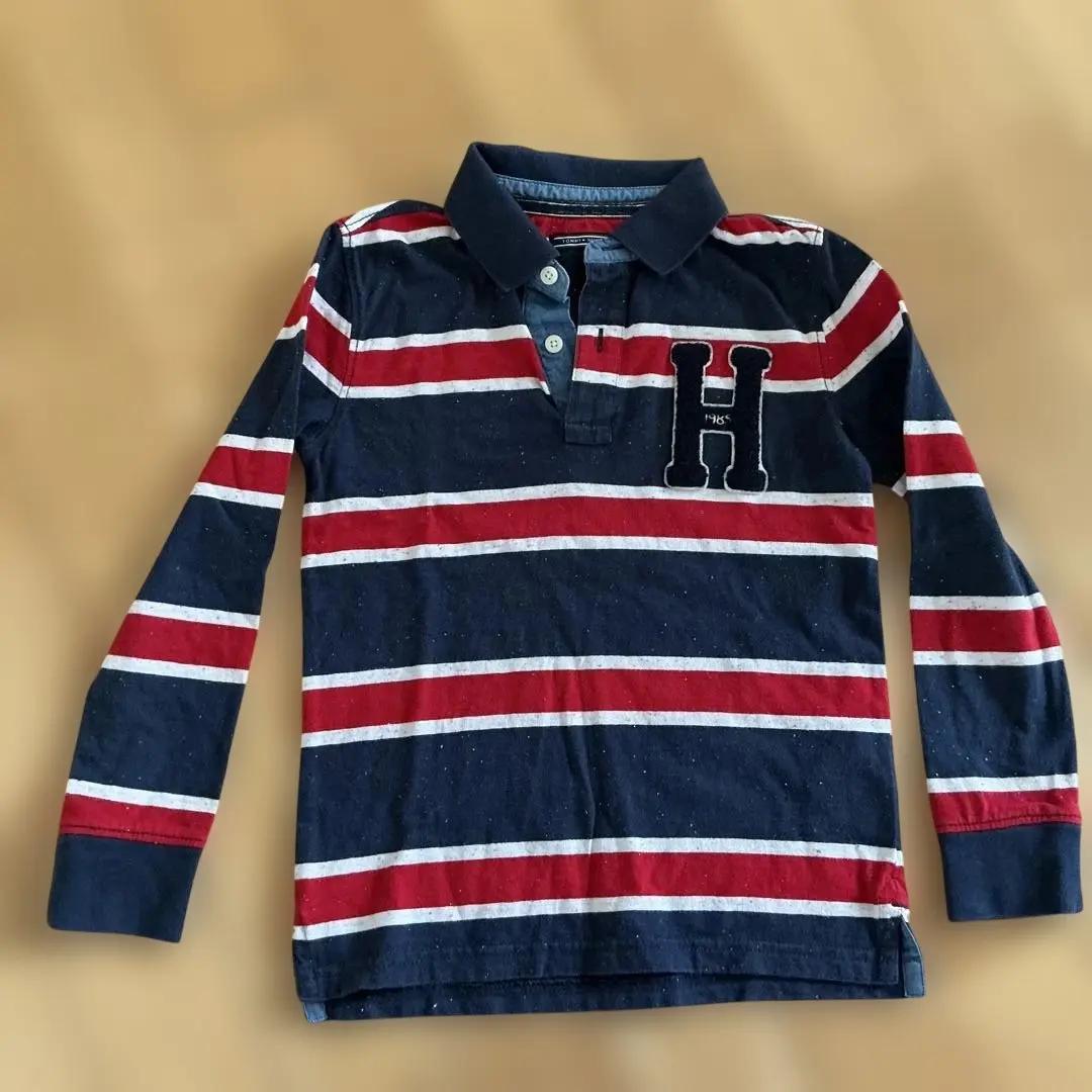 Thumbnail of TOMMY HILFIGER Long Sleeve Top Rugby Shirt Red 128