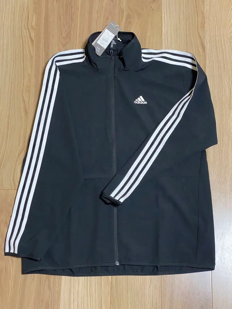 Thumbnail of Adidas black jersey jacket, size O