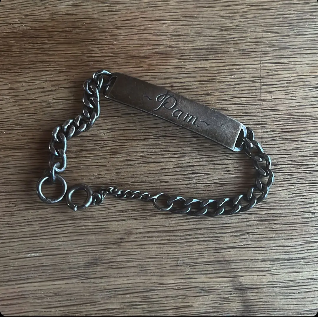 40s 50s USMC vintage IDブレスレット USA製 1940s】U.S.N.R. WWII ID ブレスレット 《シルバー925 アメリカ