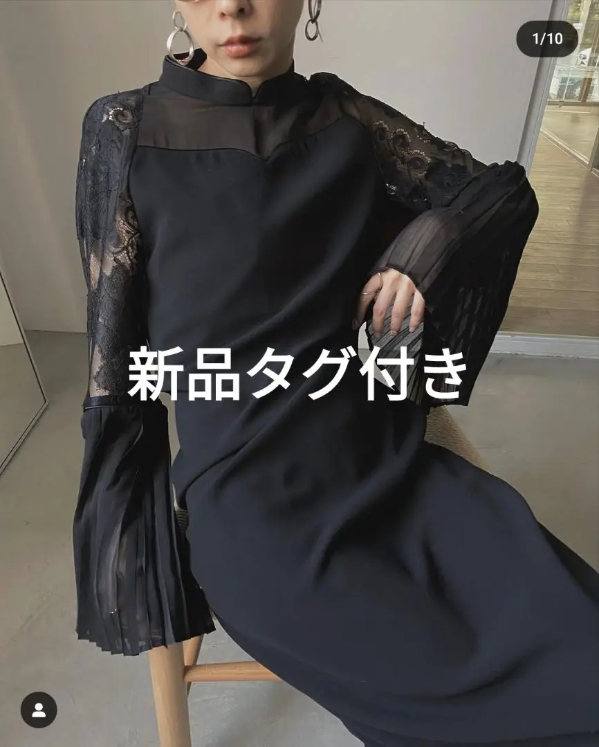 アメリヴィンテージ　PIAO LIANG LACE DRESS　未使用　タグ付き Ameri VINTAGE - AMERI PIAO LIANG LACE DRESSの通販 by
