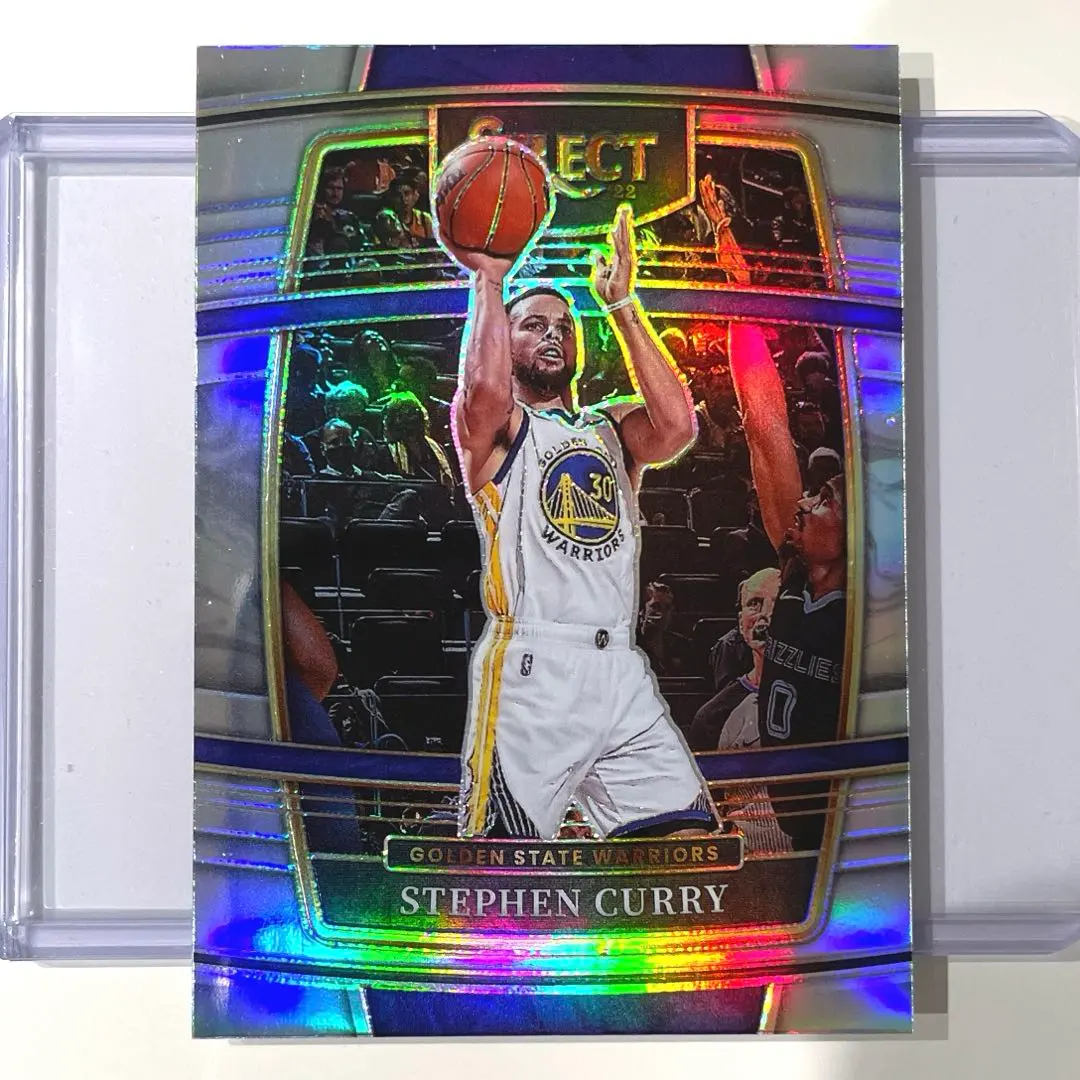 Thumbnail of 2021 Select Curry Silver Prizm NBA Card