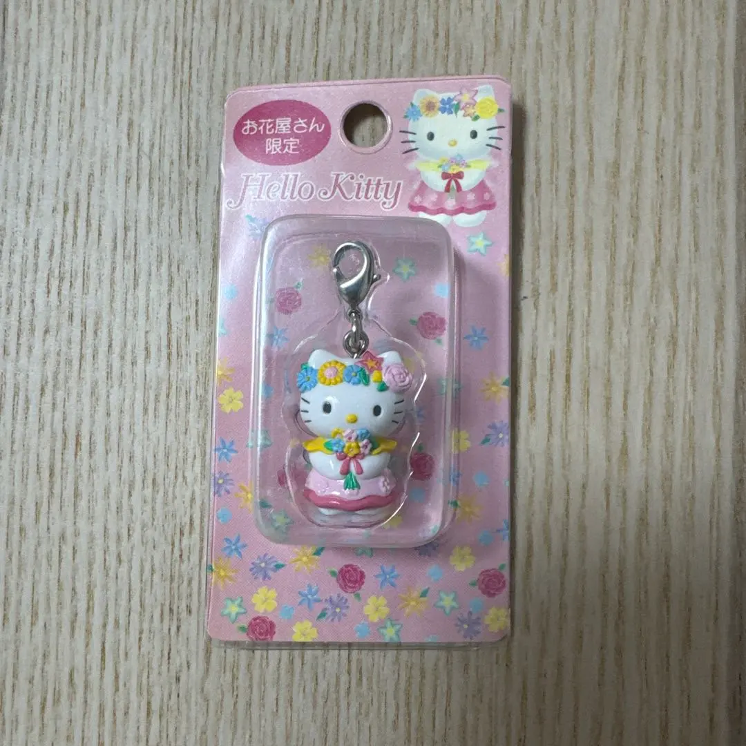 Hello Kitty 花店限定 拉鍊吊飾 新品 的縮圖