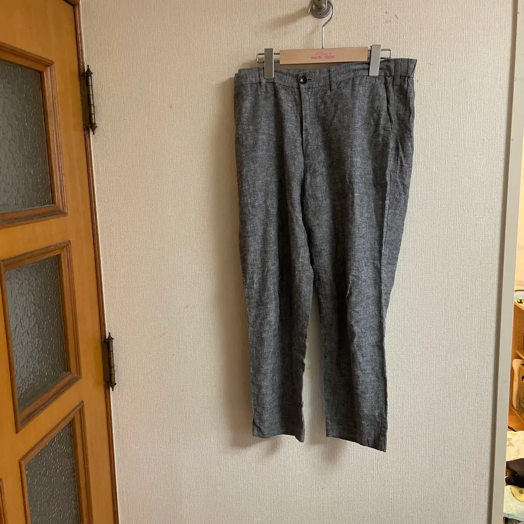 Thumbnail of Gray Linen-Blend Slacks