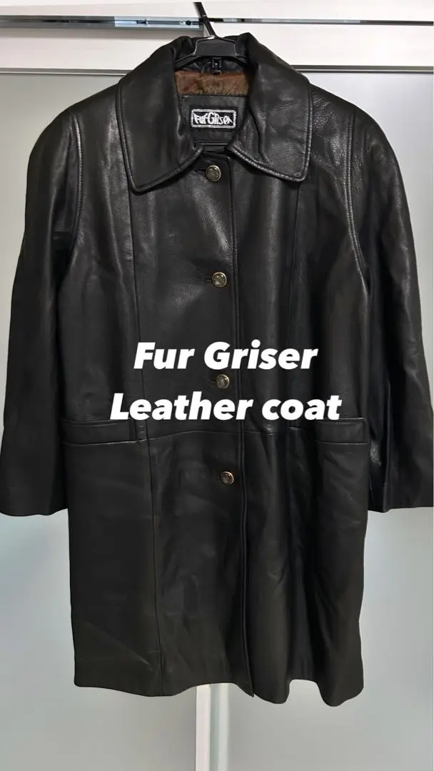 fur-griser レザーコート ブラック Mサイズ