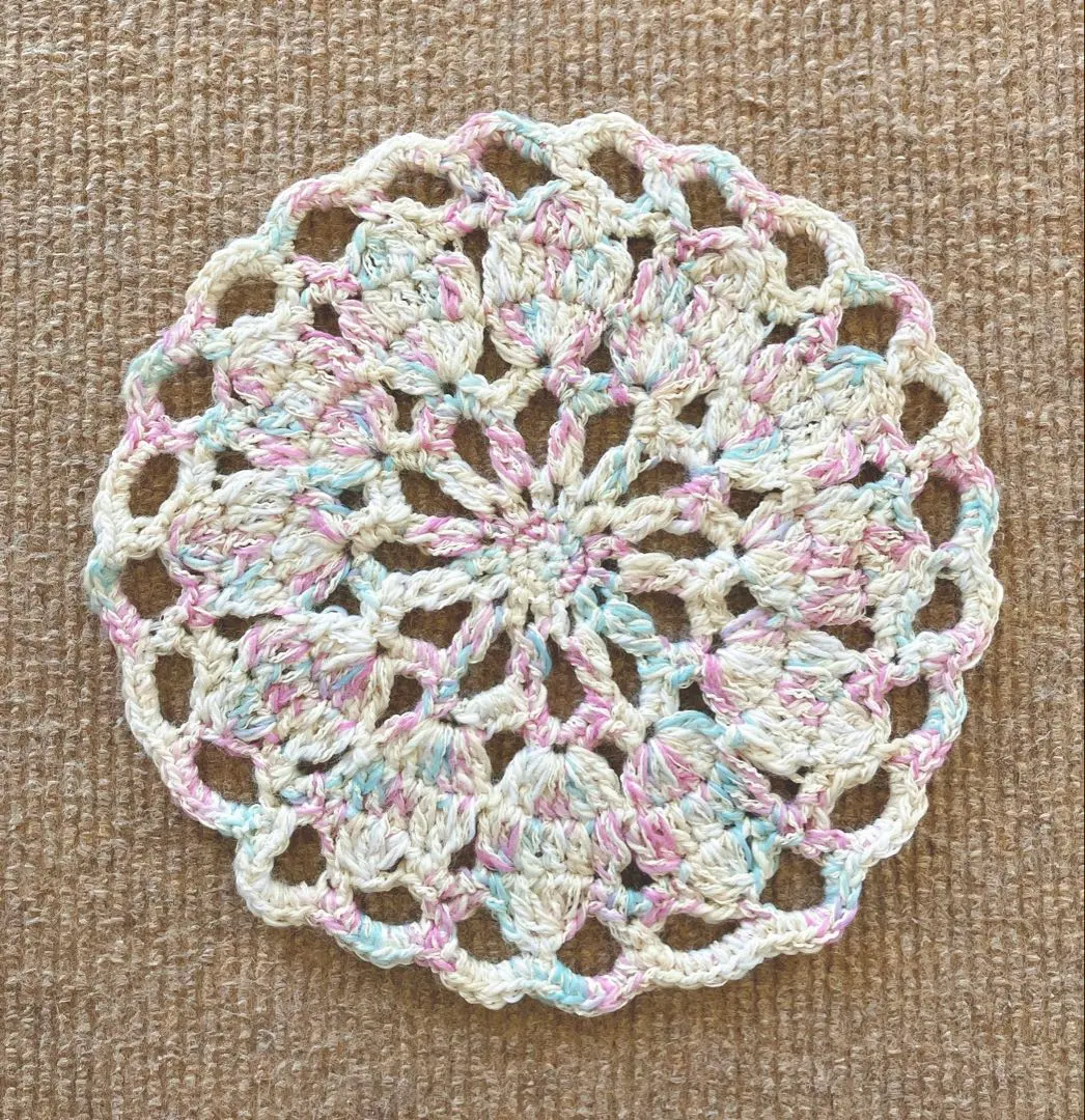 Thumbnail of Handmade Crochet Doily Vase Mat