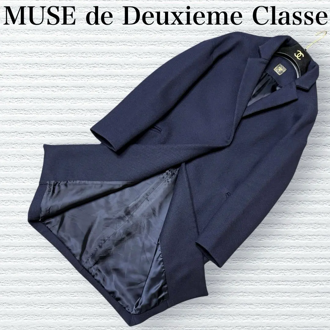 極美品✴︎MUSE de Deuxième Classe チェスターコート ウール 2025年最新】MUSE de Deuxieme Classe レディース チェスター