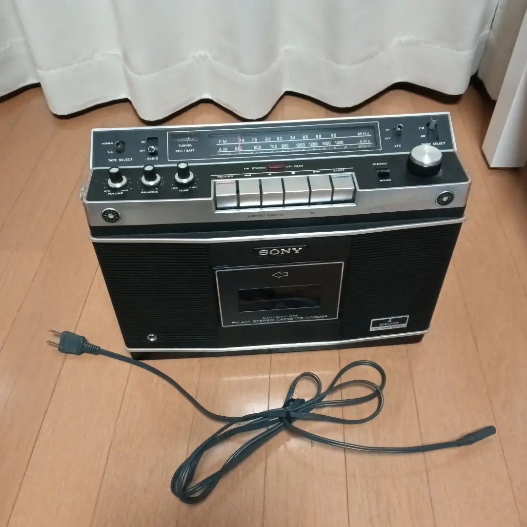 SONY　CF-2580 ラジカセ CF-2580 1974年6月 | ソニー坊やと呼ばれた男