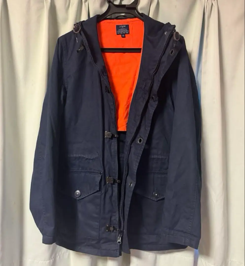 90's J.CREW ミリタリージャケット　M-65 L相当　ネイビー　古着 2025年最新】J.Crew メンズ ミリタリージャケットの人気アイテム