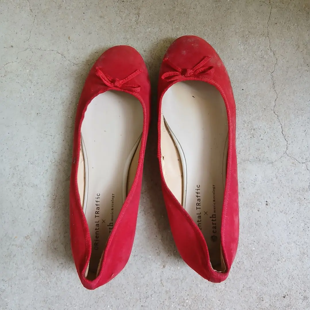 Thumbnail of Women's pumps, used, office, OL (office lady), red, flat