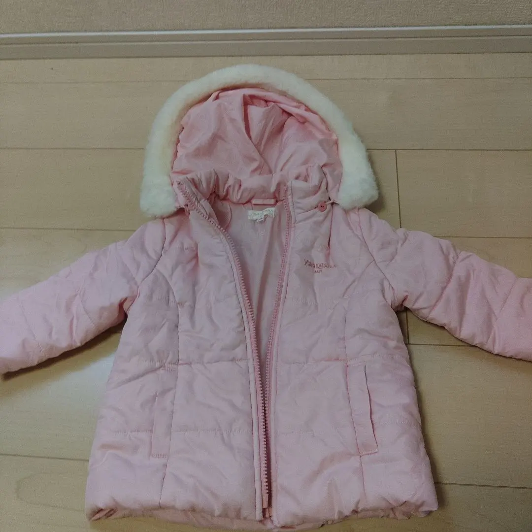 Thumbnail of Down coat size 90 - 1 piece. Hoodie size 90 and 100 - 1 piece each. 3-piece set.