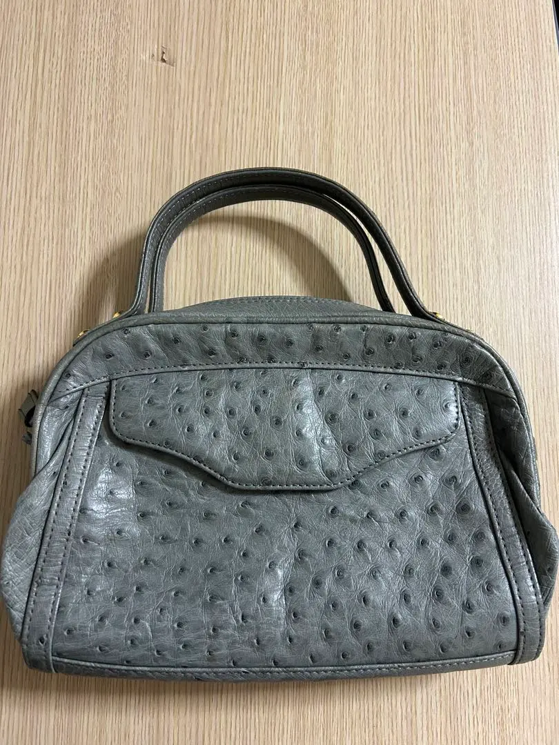 TOHPO オーストリッチ　ハンドバッグ TOHPO＊トーポ☆オーストリッチ＊ハンドバッグ - メルカリ