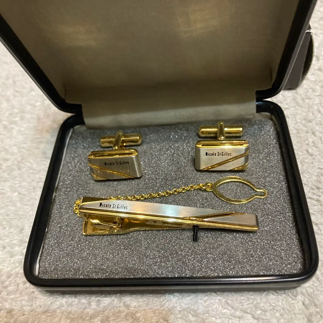 JASDAQ ネクタイピンとカフスボタンセット Ox & Bull Trading Co ハンター ショットガン カフス ネクタイ