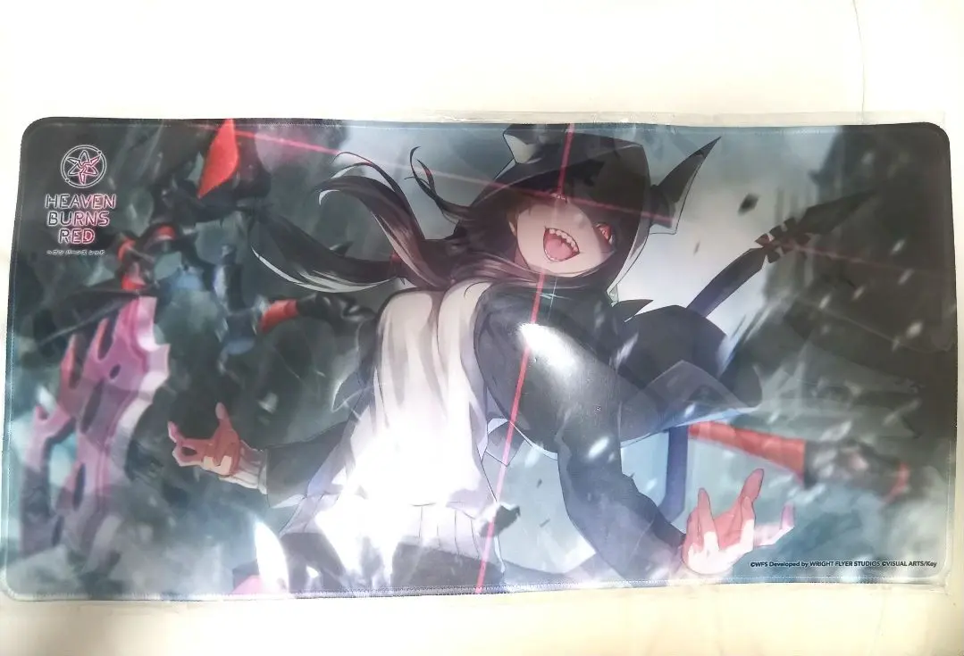 朝倉可憐 ラバーマット デスクマット ヘブバン ゲームマット プレイマット ヘブンバーンズレッド 朝倉可憐 ① プレイマット・マウスパッド