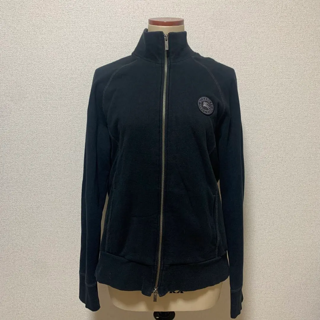 Thumbnail of Burberry Black Label, Sanyo Shokai, black, zip-up, hoodless parka