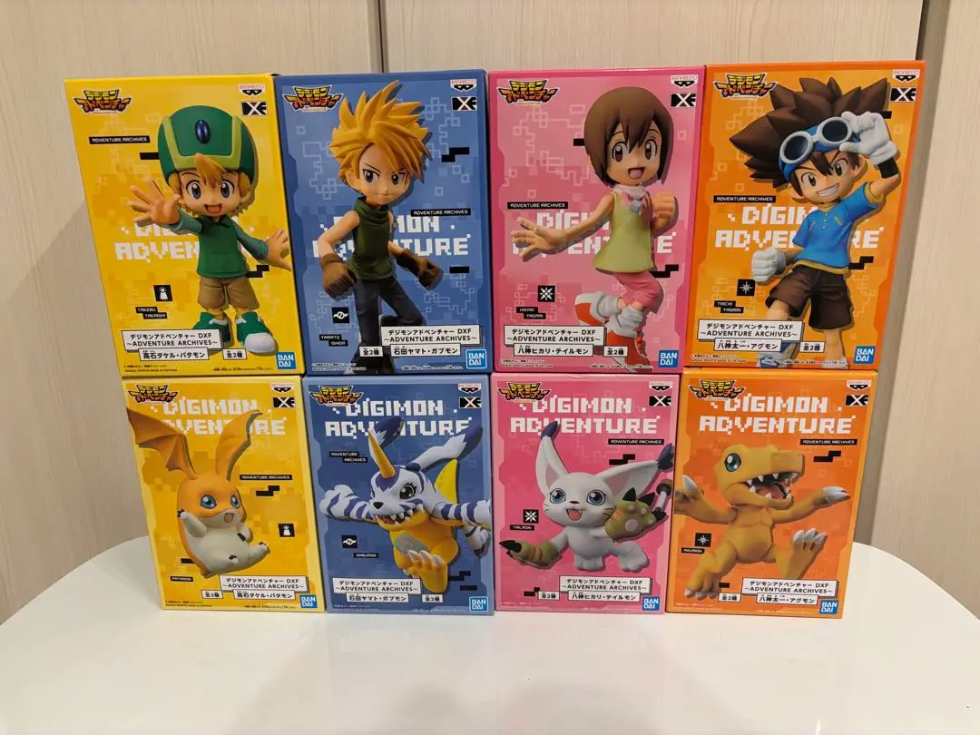 デジモンアドベンチャー DXF プライズ　フィギュア　5点　まとめ売り　未開封 デジモンアドベンチャー DXF プライズ フィギュア 5点 まとめ
